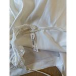 Flora Nikrooz  Chemise White Slip Lace Racerback Adjustable Satin V Neck XL X1296 Photo 6