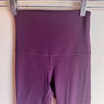 Lululemon  Align Women's Burgundy High-Rise Ankle‎ Leggings Size 2 Yoga Running Photo 2
