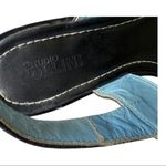 Studio Pollini Black Platform Leather Sandals With Fringe Size 37 Photo 4