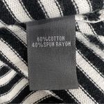 Kenneth Cole Cotton Cowl Neck Women Stripes Sweater Size XL Photo 7