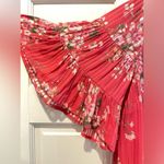 Loft Meadow Bouquet Spring Poppy Ruffled Sleeve Floral Dress Red Size Small Photo 2