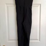 WILO The Label Australia Ribbed Black Jumpsuit With White Stripe Yoga Athletic S Photo 2