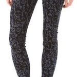 J Brand Brocade Print Skinny Jeans Womens 25 Blue Black Denim Ankle Y2K Fall Photo 0