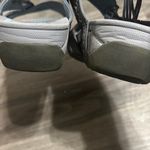 Baretraps  Gray Strappy Sandals with Blue Footbed Photo 5