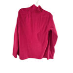 Eddie Bauer Women's Long Sleeve Tee L Pink Fleece Quarter-Zip Photo 8