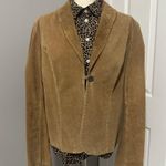 kim rogers Tan Suede Blazer Photo 5