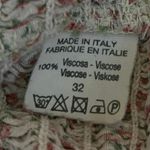 Brandy Melville  Cream Floral Ruffle Smocked Strapless Tube Crop Tank Top Size 32 Photo 3