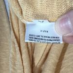 Eileen Fisher Linen Cotton Long Sleeve Open Front Orange Cardigan Pockets Size M Photo 8