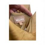 Show Me Your Mumu Dress- Womens Jasmine Neckline Dress Gold Halter NWT Photo 2