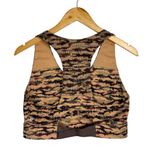 Fabletics On The Go Midi Sports Bra Tank Top Sz Large Tigress Animal Print Photo 3