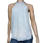 Bella Dahl Women’s Size XS Silverlake Wash Light Blue Chambray Sleeveless Top Photo 2