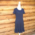 St. John Blue Santana Knit Dress Blue Size XS Photo 1