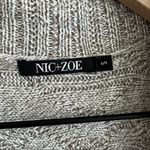 Nic+Zoe Champagne Open Front Knit Cardigan Boho Neutral Small Photo 2