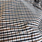 Anne Klein Brown Plaid Pull On Skinny Dress Pant Trousers Size 6 Stretch Work Photo 7