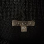 EUC Lilla P Cashmere Blend Chevron Color Block Cowl Sweater Photo 6