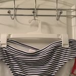 Xhilaration  Women's Navy Blue White Stripe Cheeky Bikini Bottom Size 2X Photo 6