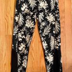Tuckernuck  Black and Cream Floral Leggings Photo 0