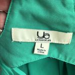 YA Los Angeles Silk Tank Top Green Flowy Womens Large Photo 10