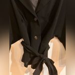 FINAL PRICE Cami Belted Black Blazer Style Jacket Photo 4