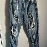 Ella Moss Juniors Vintage High Waist Distressed Denim Medium Wash Jeans Photo 0