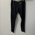 Beyond Yoga  Shimmer Essential Long Leggings Black/Silver Foil Photo 3