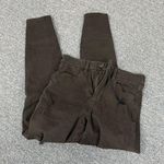 American Eagle Black Distressed Curvy Hi Rise Jeggings Size 6 Regular Photo 0