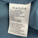 Urban Outfitters  Reese Midi Dress Paisley Tiered Smocked Blue Small Long Sleeve Photo 12