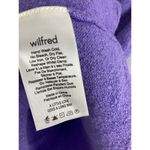 Wilfred  Purple Mock Neck Fitted Long Sleeve Knit Sweater Size XXS Photo 2