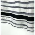NAF NAF Black And White Striped Skirt Paris Size 40 EU Size 6/8 US Photo 3