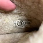 UGG  caspia 1932 black leather boots Sherpa lined lace up women’s size 10 winter Photo 6