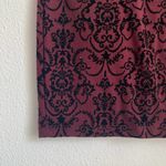 Flash Maroon black velvet pencil skirt Size XS Photo 2