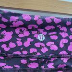 Lululemon  Drop It Like It's Hot Tights in Mini Cherry Cheetah Ultra Violet Sz 10 Photo 8