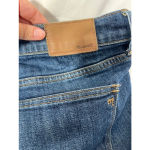 Madewell The Slim Boyjean Jeans - Size 26 Blue- Raw Hem Photo 5