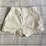 Hollister Cream Cargo Shorts Relaxed Fit Cotton Blend Photo 1