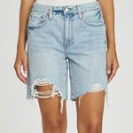 Pistola  Kelly 90s Skater Denim Shorts Nelson Light Wash Distressed 31 LIKE NEW Photo 0