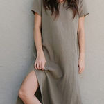 Jenni Kayne  Cypress Caftan‎ Dress Sage Green XS Photo 0