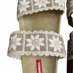 Unionbay Women's Monica Flat Sandal Flower Crocheted Photo 2