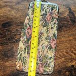 French vintage eye glasses retro holder purse tapestry floral design 70s 80s Photo 1