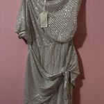 Grace Karin Grace Karen silver sequined cocktail dress. Photo 8