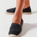 Urban Outfitters Classic Stitch Espadrille Shoe Black Photo 1
