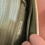 Vintage ELIZABETH‎ TURNER Louisville Iris Floral Ivory Needlepoint Purse Photo 2