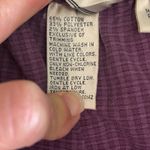 Allison Daley  Purple Check Capri Pants Cargo Cotton Fits Small Womens 8 Comfy Photo 11