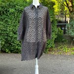 Sundress eyelet shirt dress bell sleeves Xs/small Black Photo 3