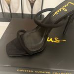 Luxe Lulus  Elegant Black Heels Size 8 Photo 2