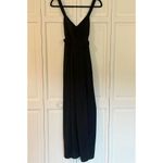 Forever 21  black ruffled cross back maxi dress small Photo 12