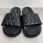 14th & Union  Slides Size 6‎ Black Womens Sandals Lightweight NEW Photo 0