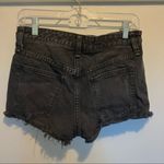 Free People  Black Jean Shorts - Button Fly Photo 4