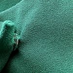 Gerard Darel  Sleeveless Mini Shift Dress Faux Wrap Snap Round Neck Green 38 6 Photo 1