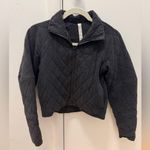 Lululemon Quilted Calm Cropped Black Jacket Photo 8