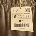 ZARA  Women Knit Metallic Elastic Waist Aline Mini Skirt NWT-S Photo 1
